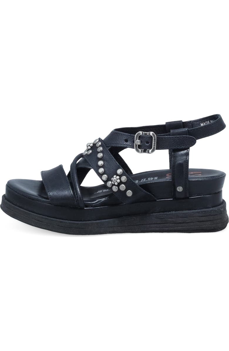 A.S.98 Lowman Platform Sandal, Alternate, color, Black