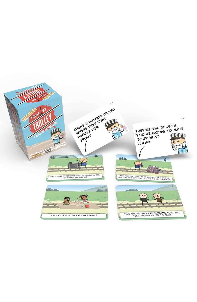 Trial by Trolley Vacation Expansion Skybound, Party Game, Alternate, color, Multicolored