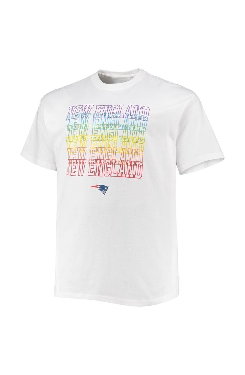 FANATICS Men's Fanatics Branded White New England Patriots Big & Tall City Pride T-Shirt, Alternate, color, White
