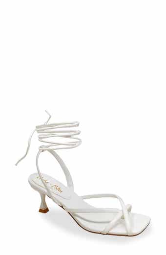 CHASE AND CHLOE Itaty Ankle Wrap Sandal