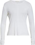 Diotima Veil Long Sleeve Cotton Knit Top