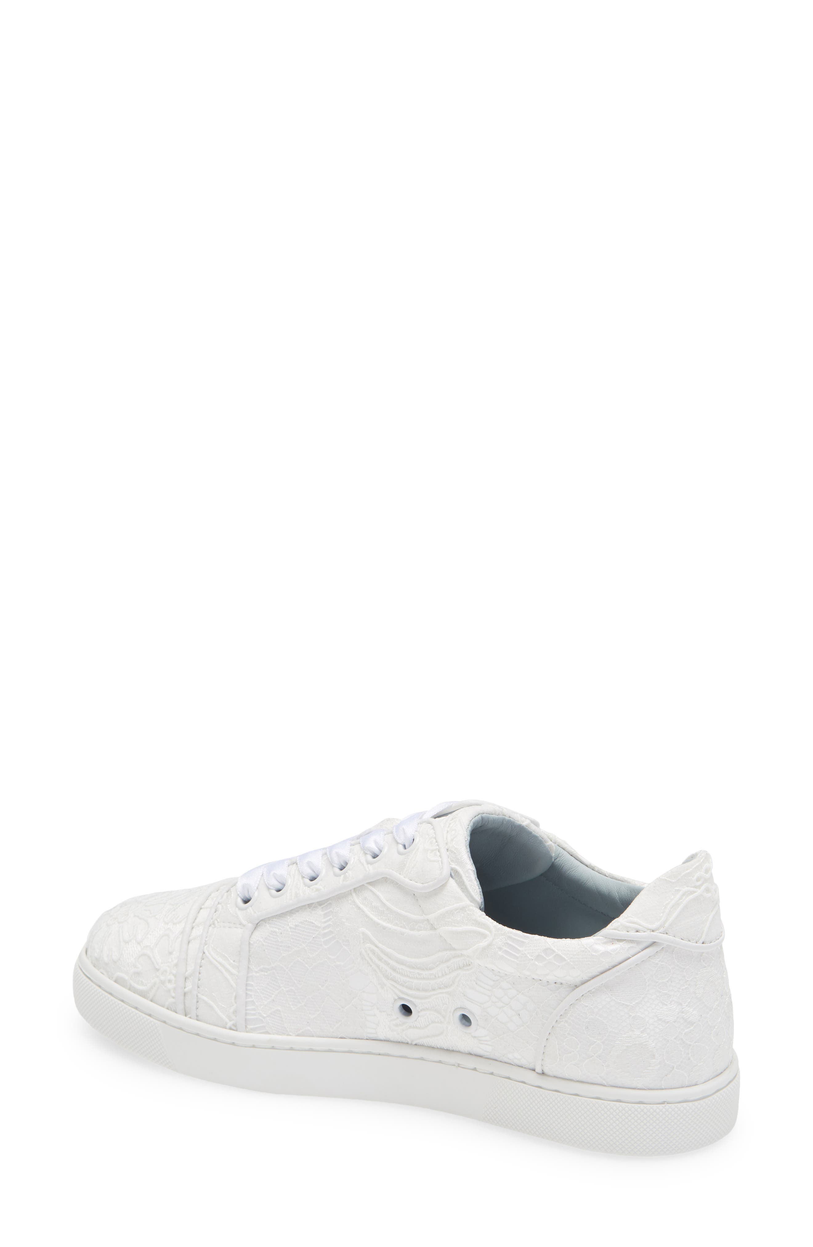Christian Louboutin Vieira Orlato Low Top Sneaker, Alternate, color, Off White