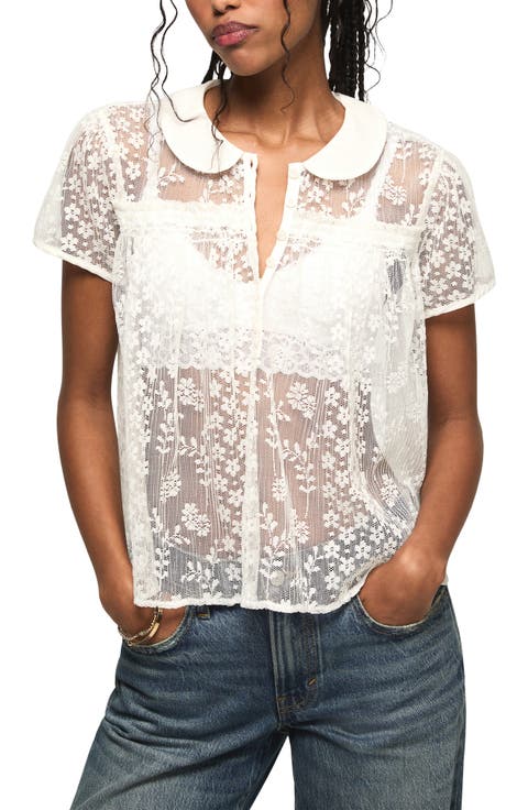 Peter Pan Lace Shirt