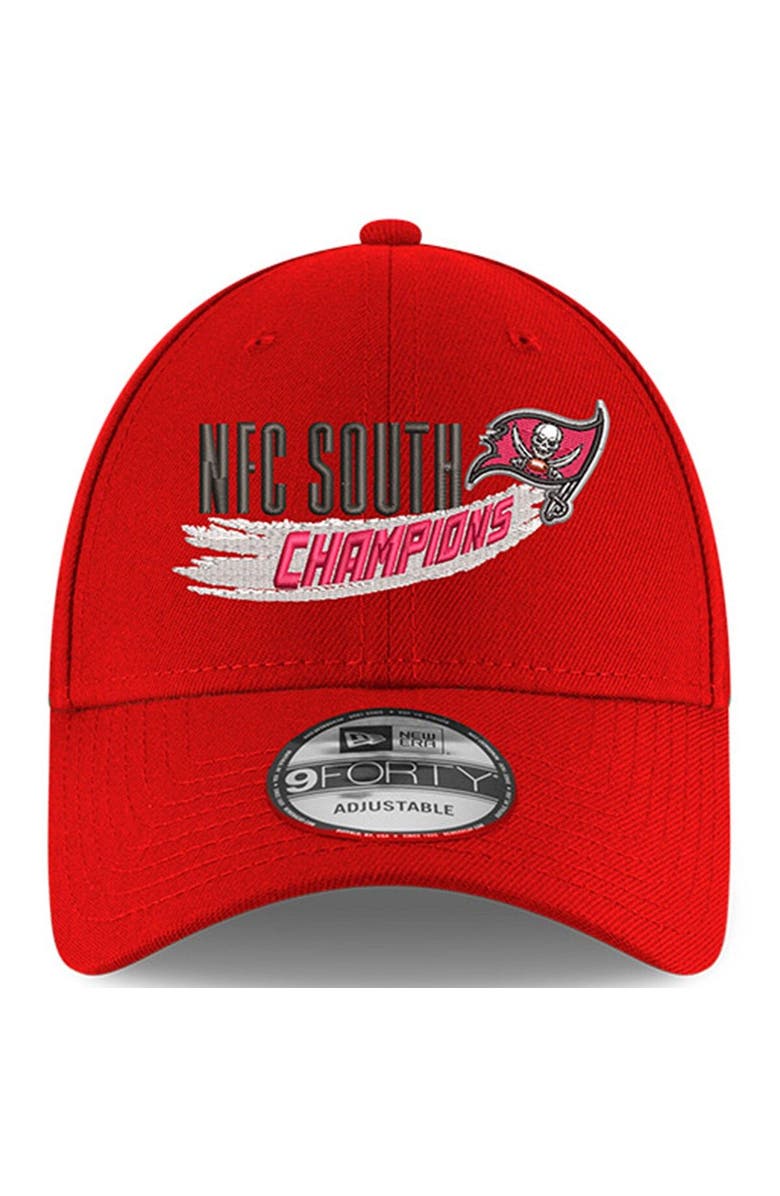 New Era Men's New Era Red Tampa Bay Buccaneers 2022 NFC South Division Champions 9FORTY Adjustable Hat, Alternate, color, 
