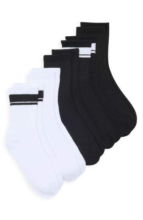 5-Pack Full Cushion Mid Crew Socks