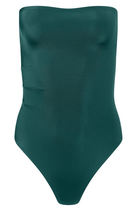 Bardot Strapless One-Piece Swimsuit