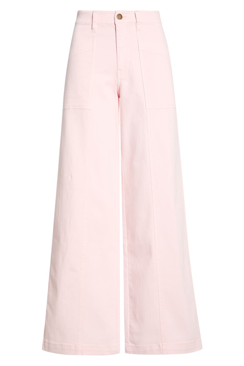 Rival High Waist Wide Leg Jeans, Alternate, color, ROSEWATER