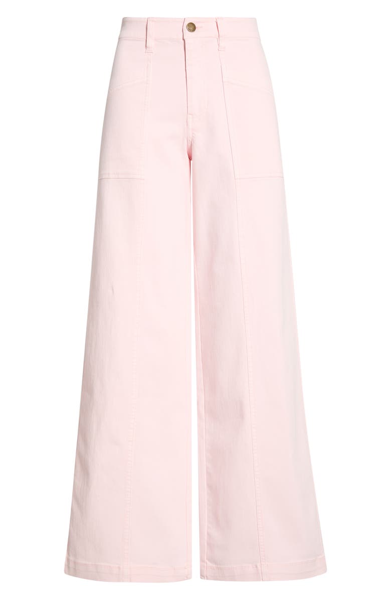 Billabong Rival High Waist Wide Leg Jeans, Main, color, Rosewater