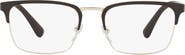 Prada 55m Rectangle Optical Glasses