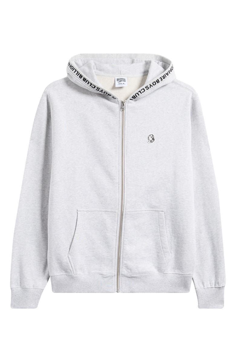 Billionaire Boys Club BB Orbit French Terry Zip Hoodie, Alternate, color, Heather Grey