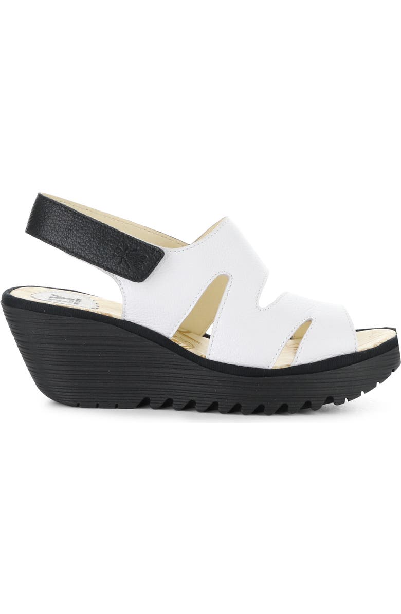 Fly London Yaad Slingback Platform Wedge Sandal, Alternate, color,