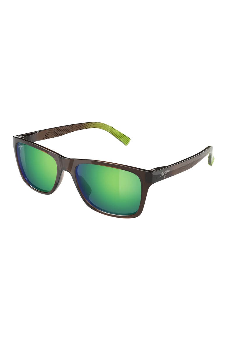MJ0345S 55mm Polarized Square Sunglasses, Alternate, color, GREY