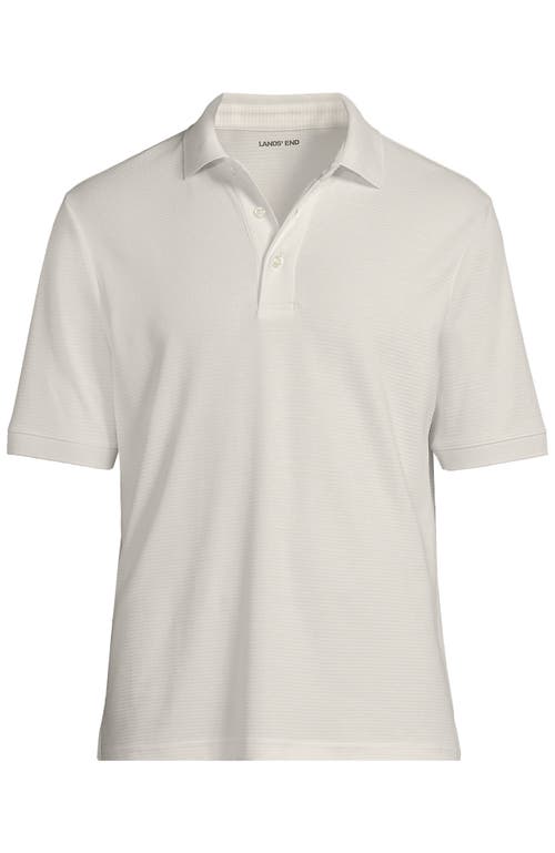 Lands' End Short Sleeve Cotton Supima Polo Shirt In White