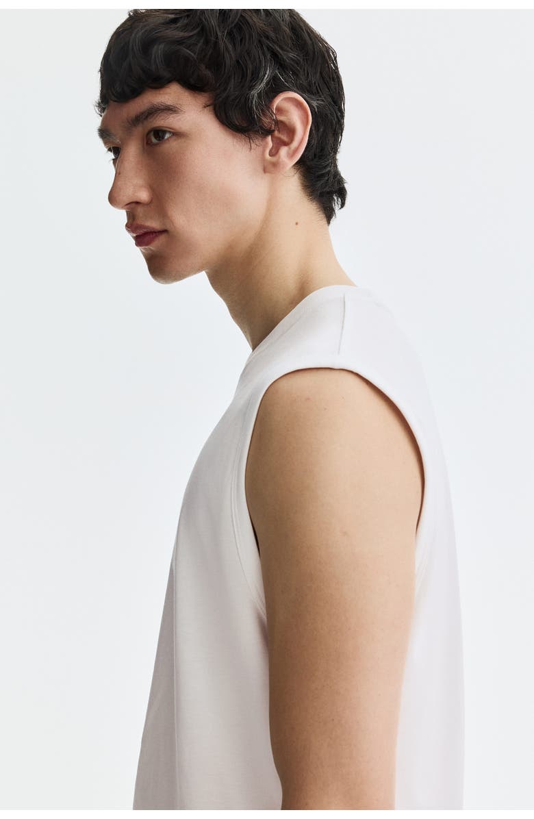 H&M Coolmax<sup>®</sup> regular fit tank top, Alternate, color, White
