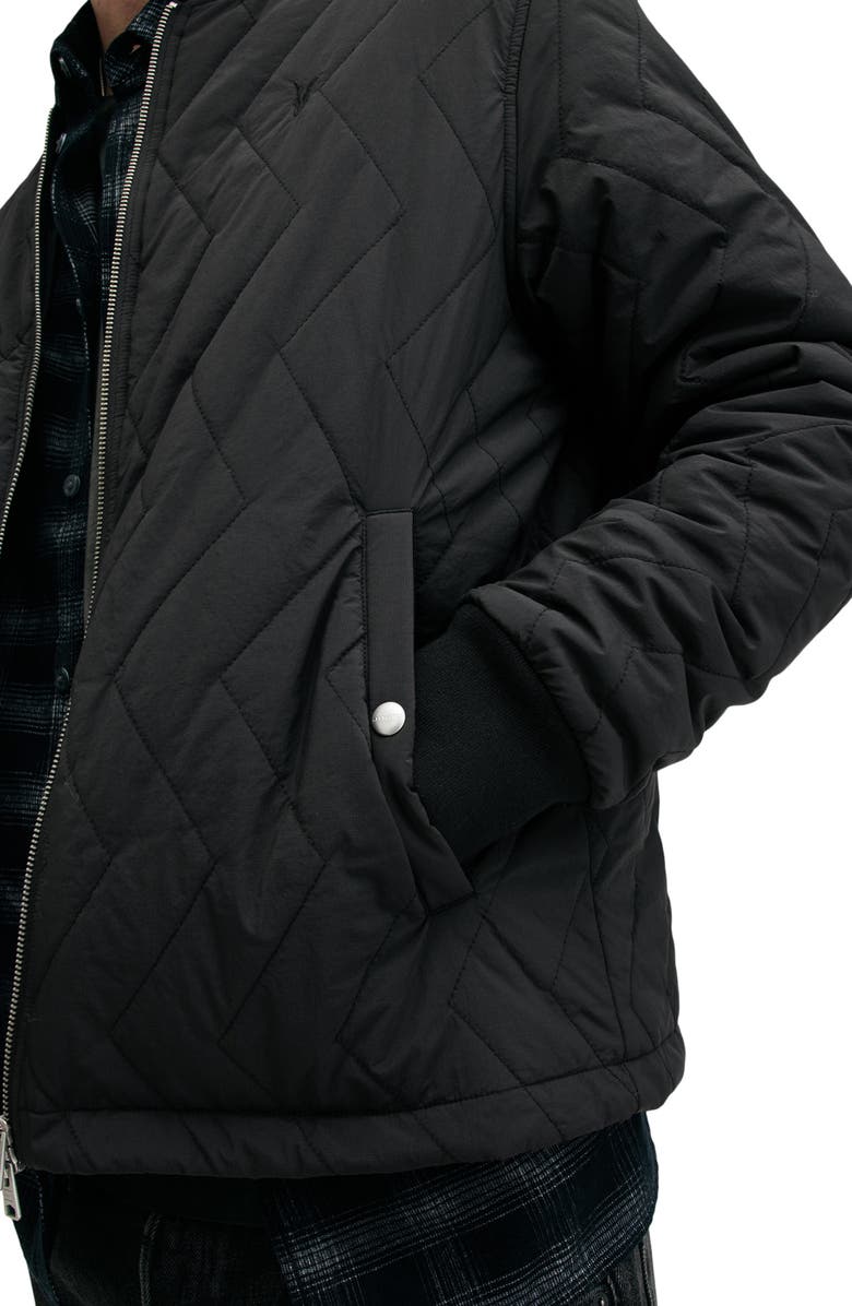 AllSaints Tyk Regular Fit Water Repellent Quilted Jacket, Alternate, color, 