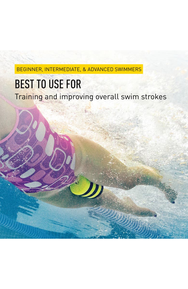 FINIS Foam Pull Buoy for Swim Training Upper Body Strength Builder Improves Stroke Technique Soft EVA Foam, Alternate, color, Yellow & Black