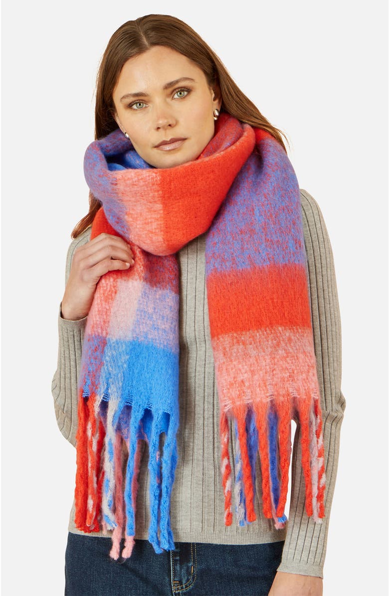 Yumi Check Super Soft Scarf, Alternate, color, Multi