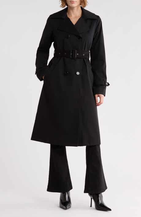 Double Breasted Belted Trench Coat