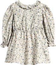 Pehr Ruffle Puff Sleeve Organic Cotton Dress
