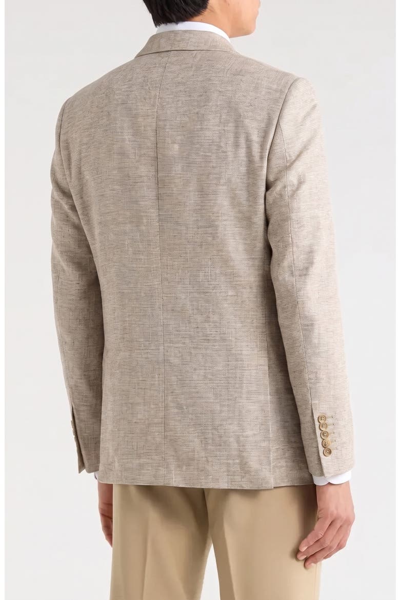 Fancy Jersey Blazer, Alternate, color, BEIGE