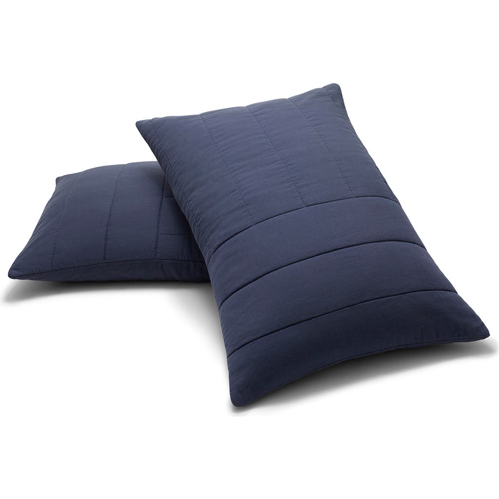 Casper Everyday Quilted Shams in Indigo  product