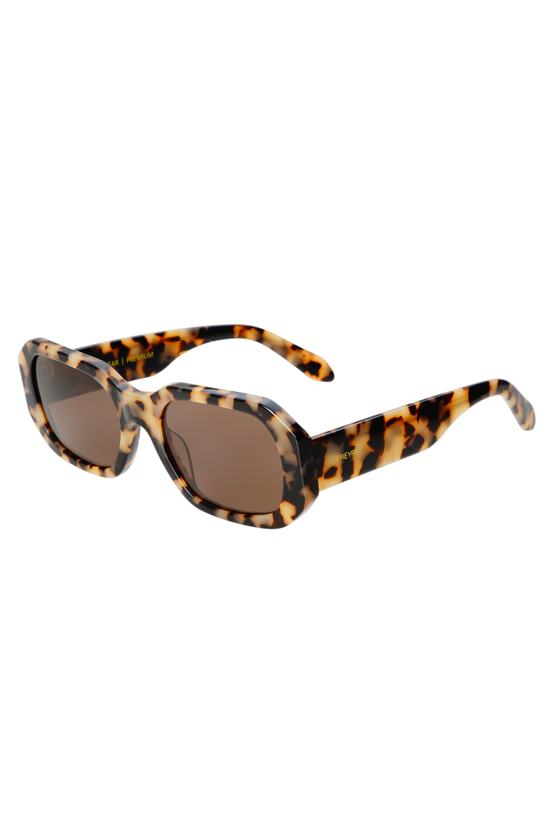 Onyx Rectangular Sunglasses, Alternate, color, Milky Tortoise