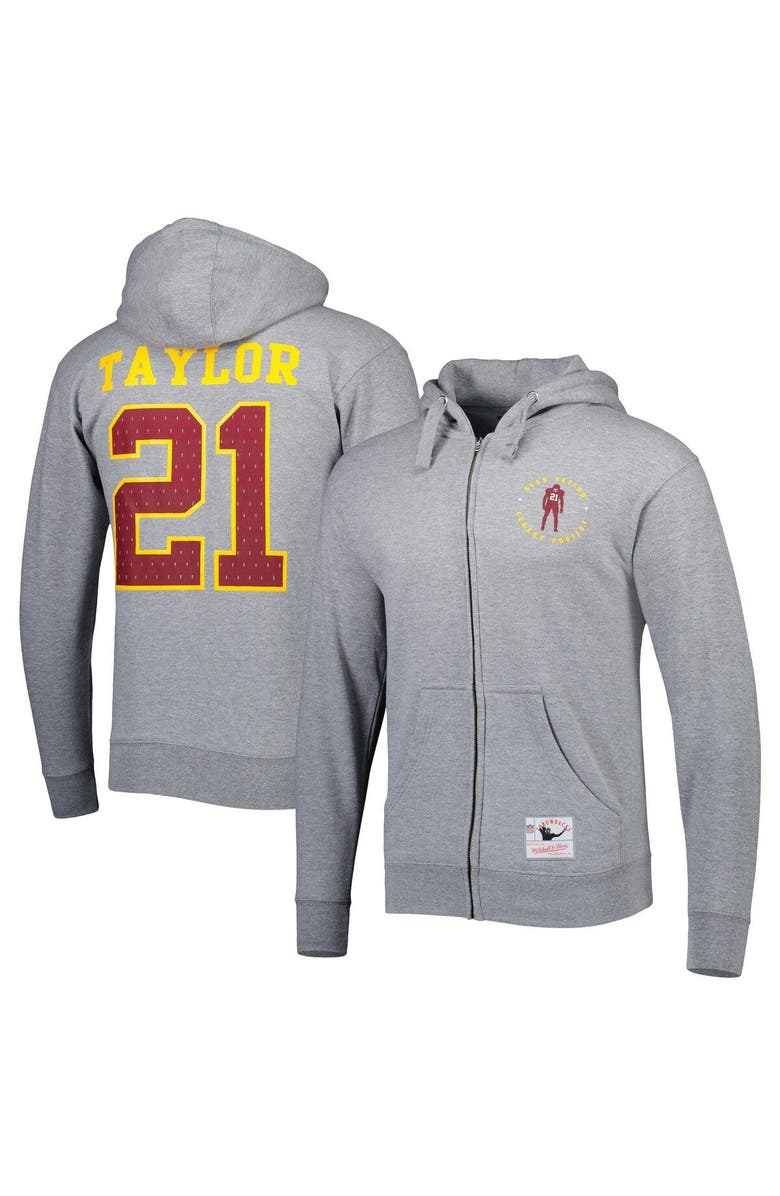 Mitchell & Ness Men's Mitchell & Ness Gray Washington Commanders Sean Taylor Legacy Project Full-Zip Hoodie Jacket, Alternate, color, 