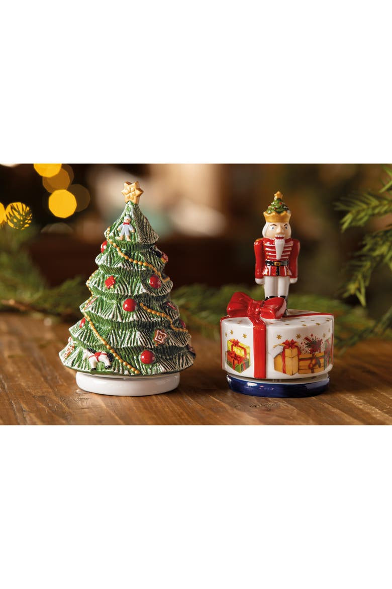 Nostalgic Melody Turning Nutcracker Figurine, Alternate, color, Multi