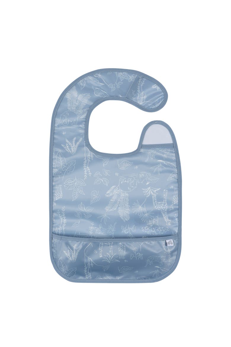 2-Pack Wipeable Bibs, Alternate, color, Blue Leaf