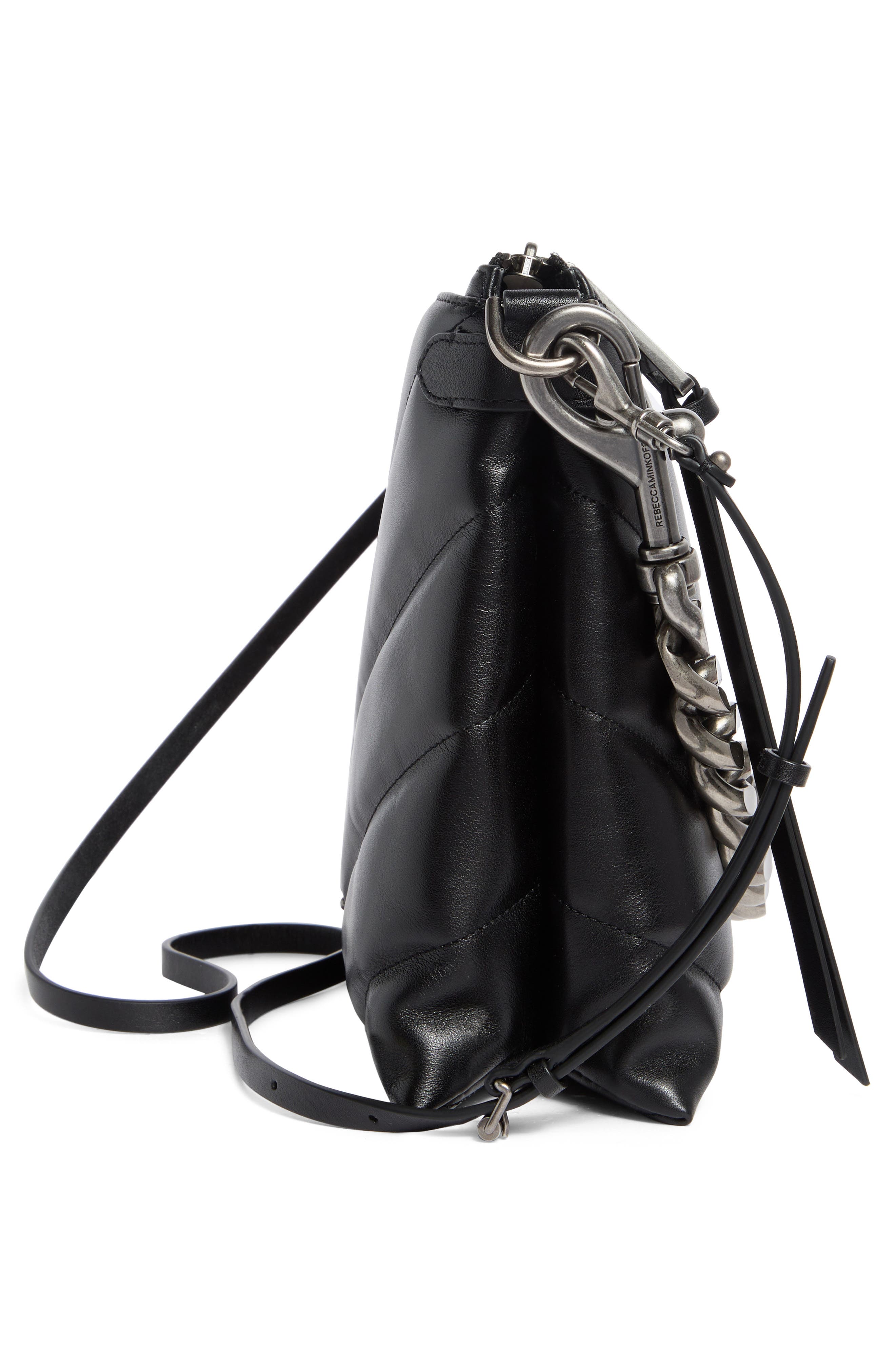 Rebecca Minkoff Edie Maxi Leather Crossbody Bag, Alternate, color, 