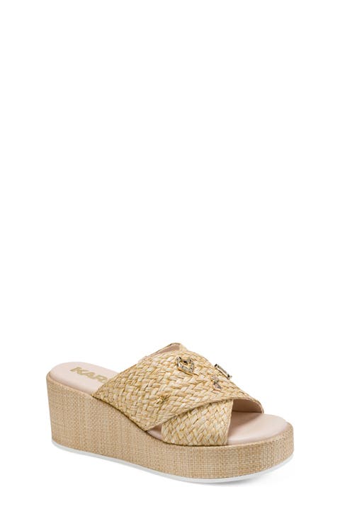 Caleigh Woven Platform Wedge Sandal (Women)