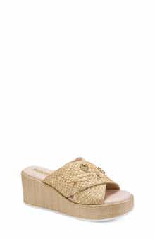 Caleigh Woven Platform Wedge Sandal