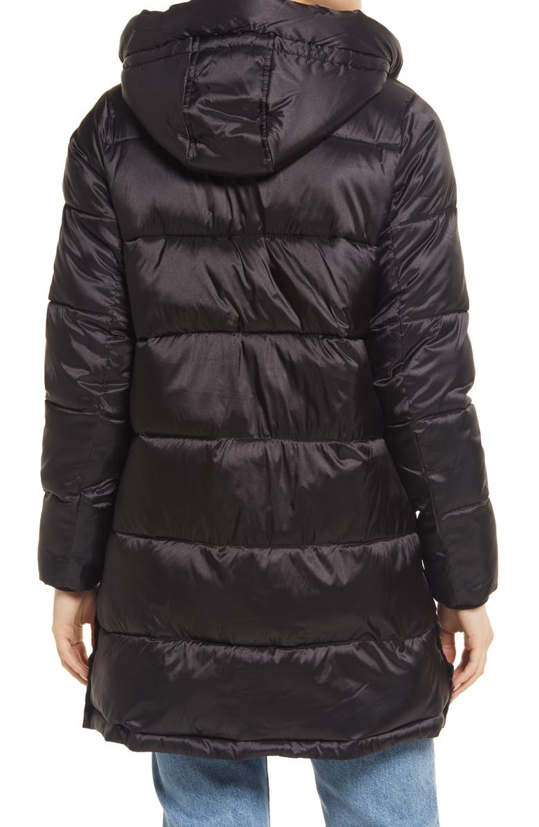 Sam Edelman Water Repellent Hooded Puffer Jacket, Alternate, color,