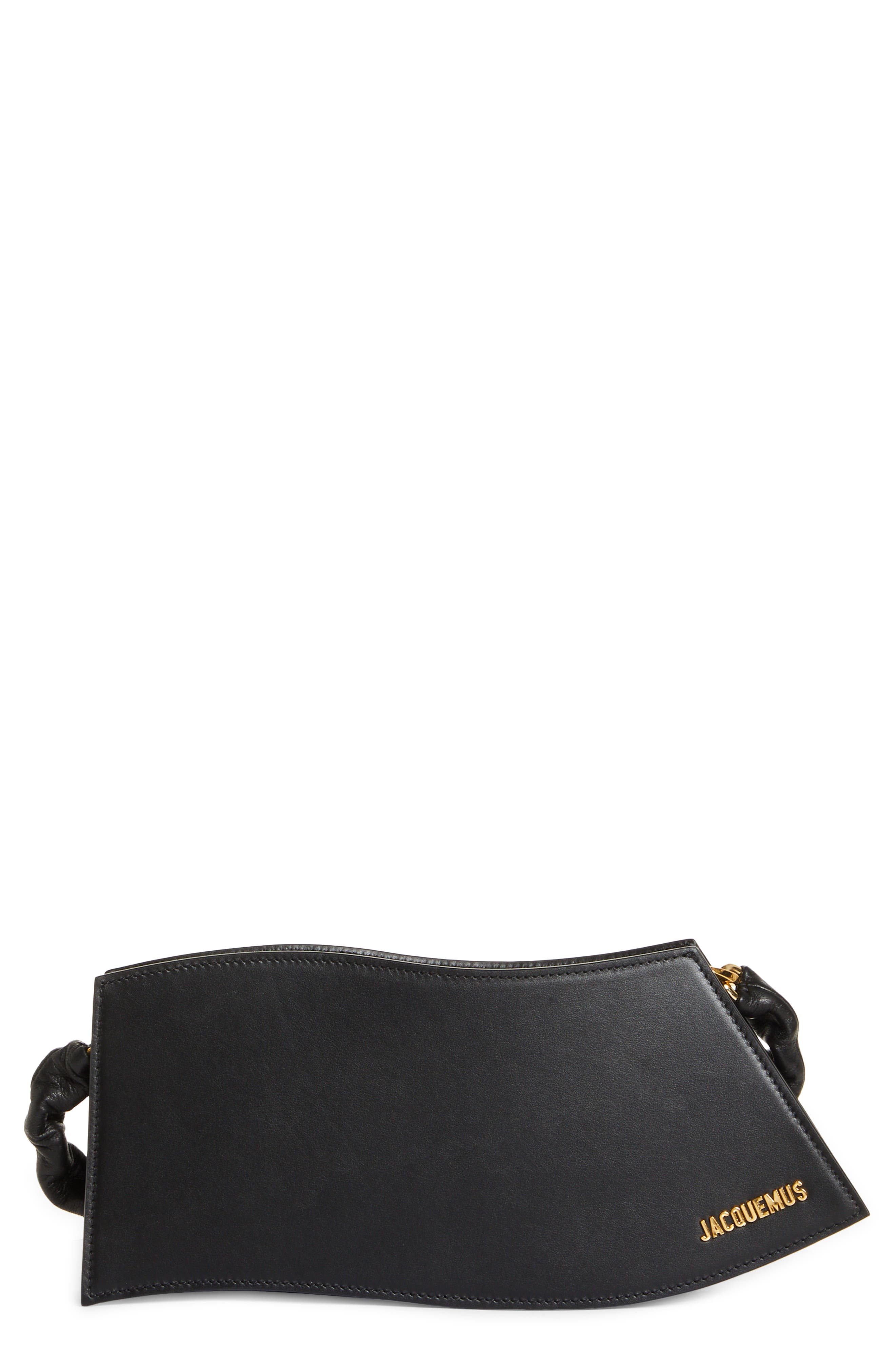 Jacquemus La Vague Leather Shoulder Bag, Main, color, 