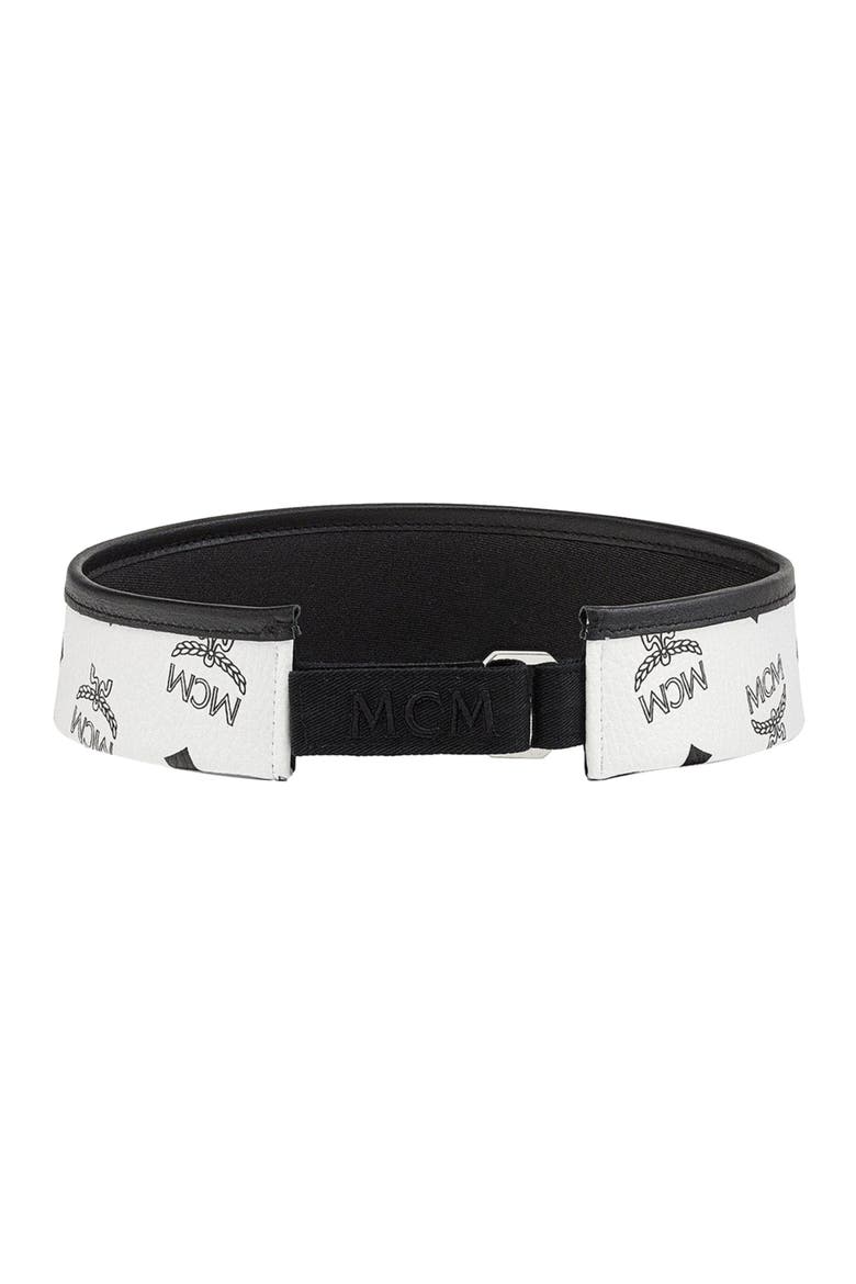 Vinyl Visor in Visetos, Alternate, color, White