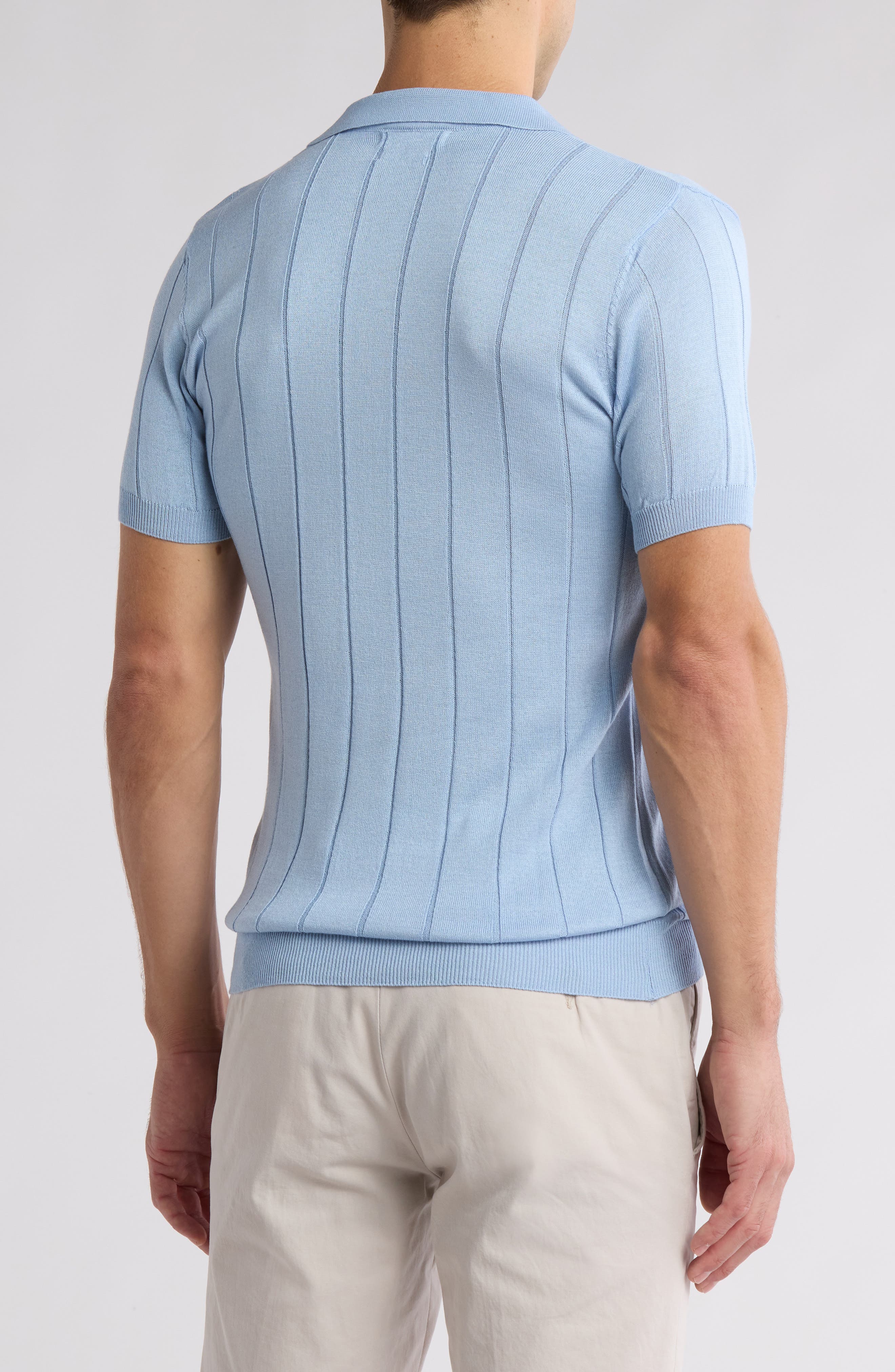 Slim Fit Polo Sweater - image 4