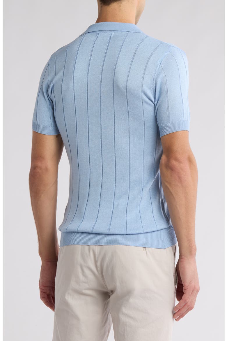 Slim Fit Polo Sweater, Alternate, color, BLUE