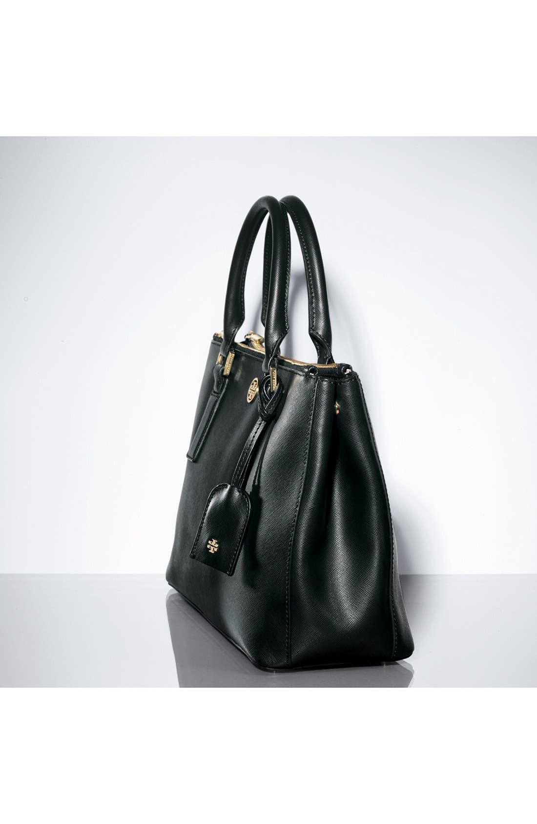 Tory Burch 'Robinson - Mini' Double Zip Tote, Alternate, color, 