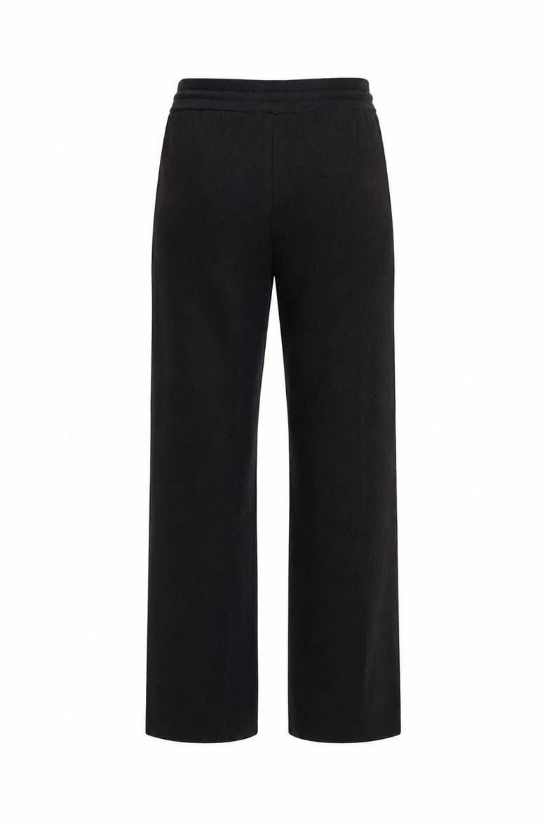 Drawstring Knitted Trousers, Alternate, color, Black