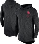 Nike Men's Nike Black Oklahoma Sooners Slub Performance Long Sleeve Hoodie T-Shirt