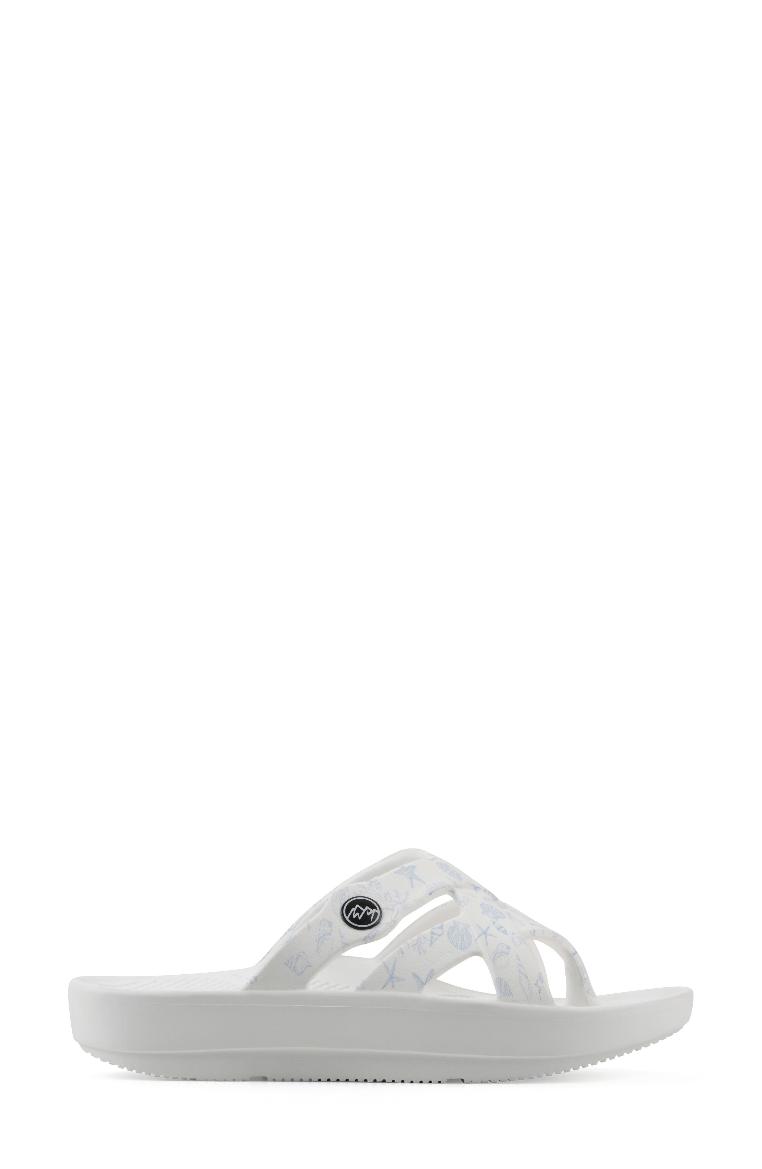 Rip Foam Slide Sandal, Alternate, color, OCEANBLUE/ SEASHELL/ SMOOTH