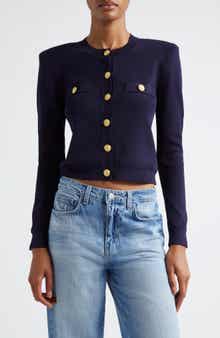 L'AGENCE Toulouse Crewneck Cardigan