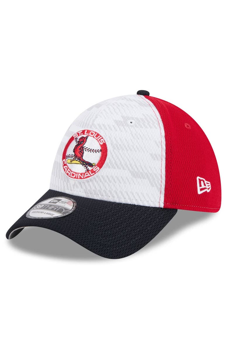 New Era Men's New Era Red/Black St. Louis Cardinals 2025 MLB Clubhouse 39THIRTY Flex Hat, Main, color, Red