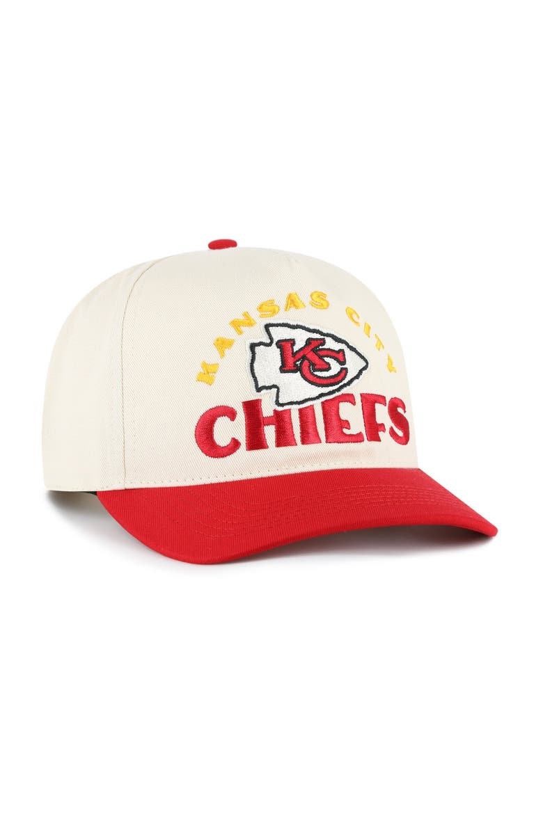 Men's '47 Natural Kansas City Chiefs  Arcitext Hitch Adjustable Hat, Alternate, color, Natural