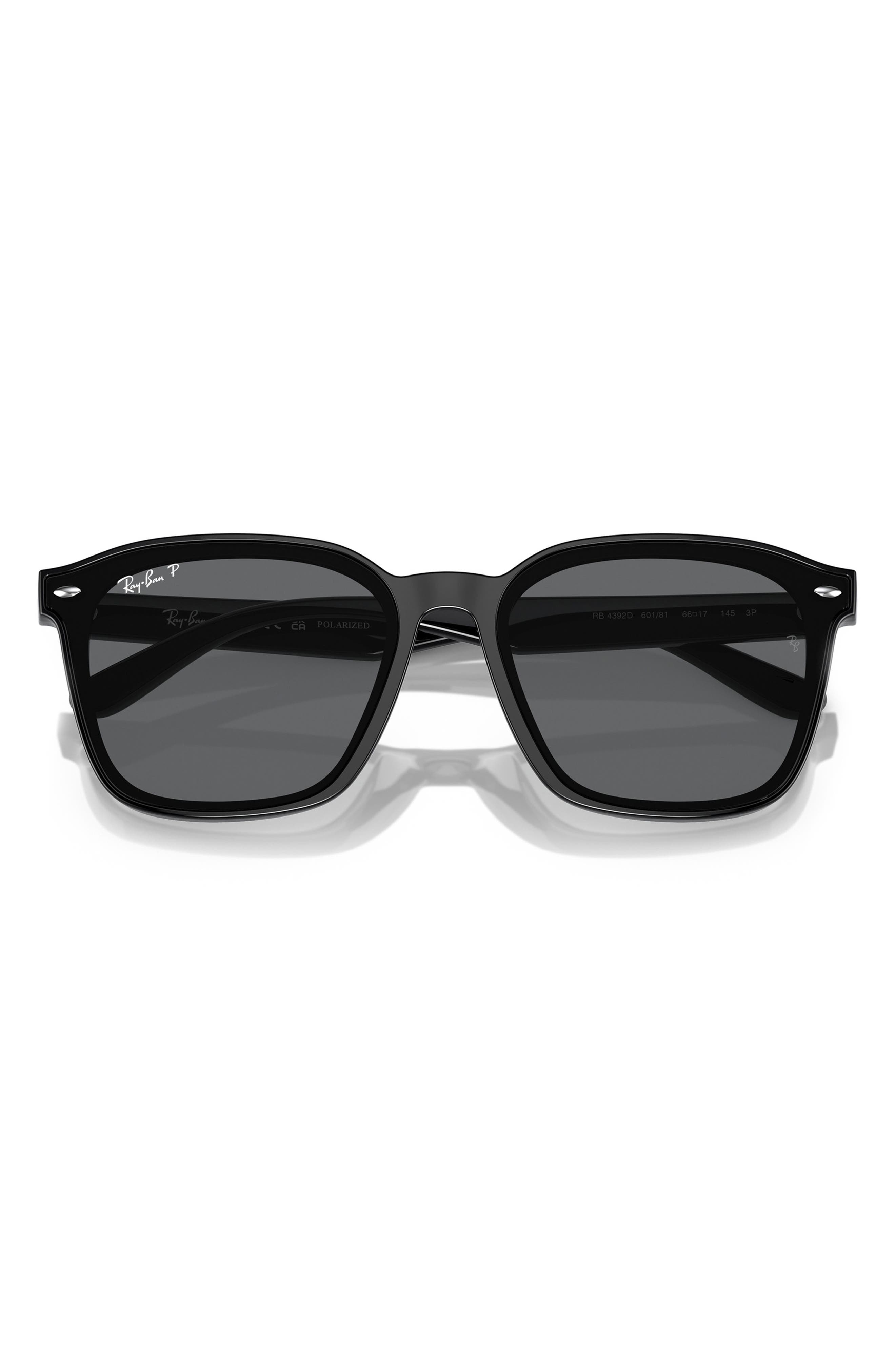 Ray-Ban 66mm Polarized Oversize Square Sunglasses | Nordstrom
