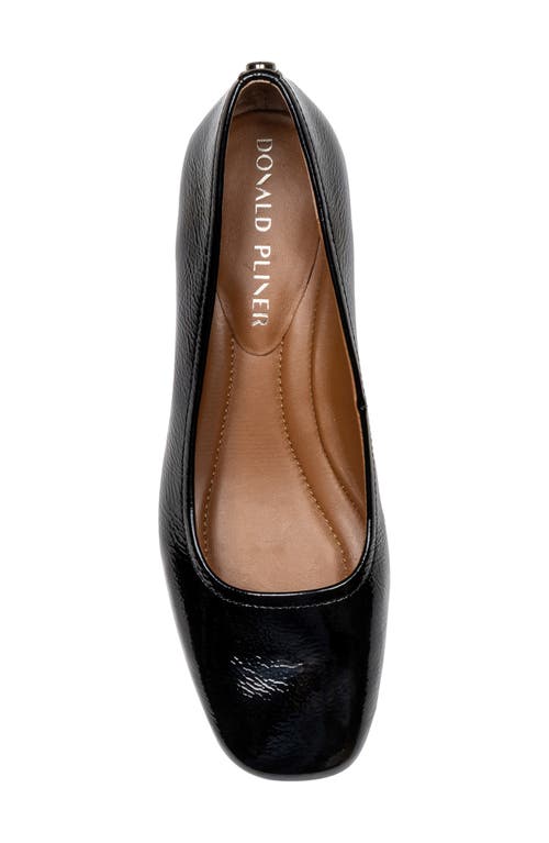 Donald Pliner Block Heel Pump In Black
