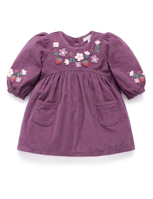 Purebaby Blooms Dress In Blue