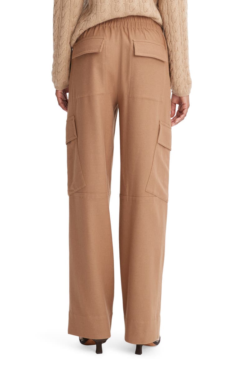 Raver Flannel Cargo Pants, Alternate, color, DARK BEECH