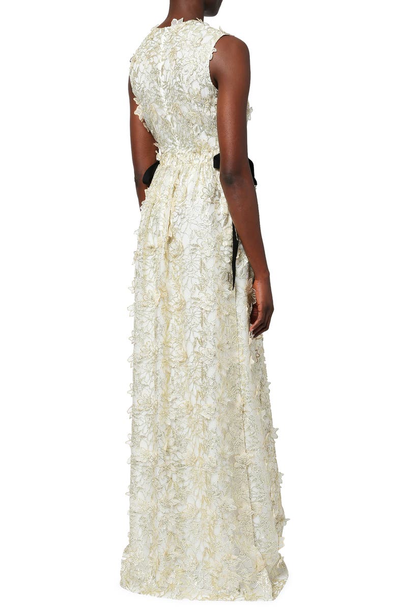 Erdem Adele 3D Sequin Organza Gown, Alternate, color, 