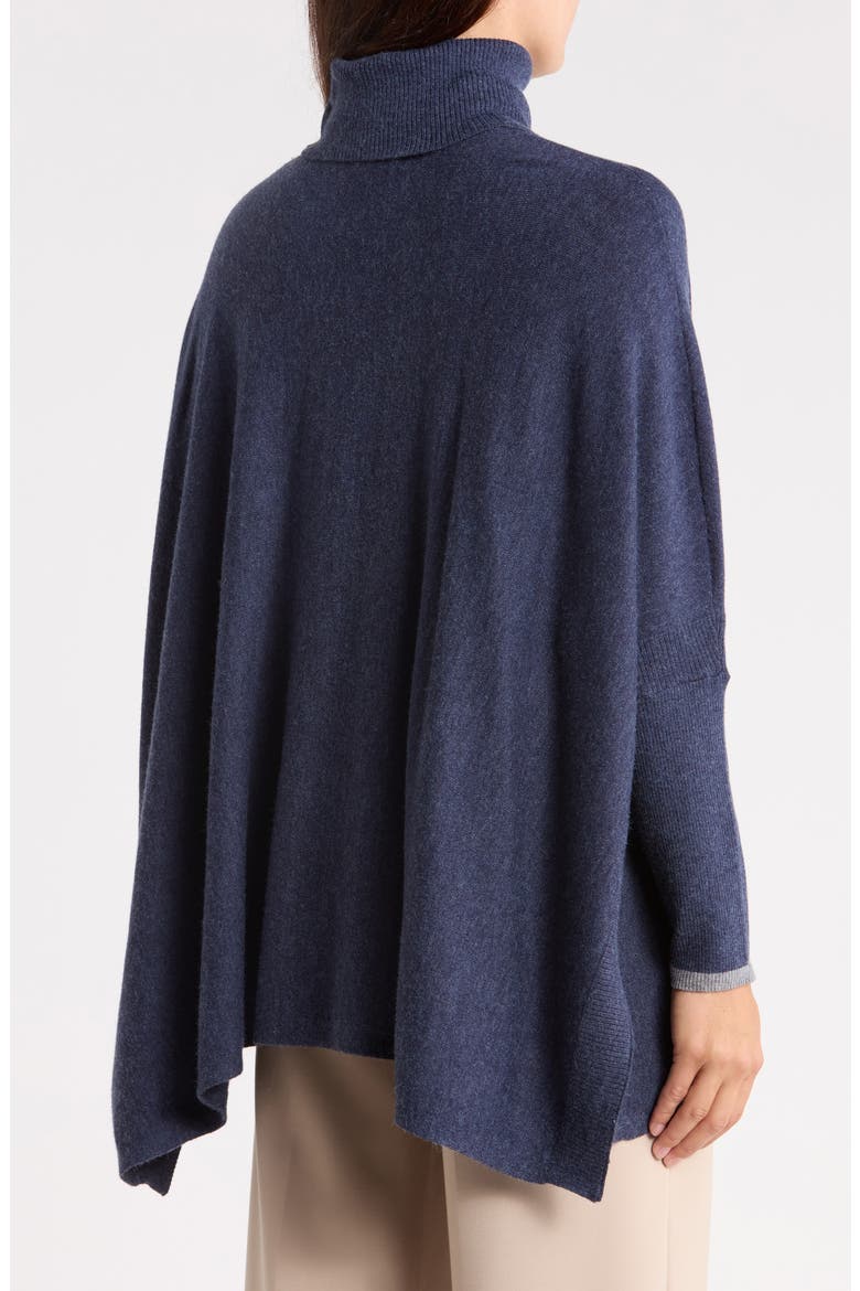 Oversized Turtleneck Sweater, Alternate, color, NAVY